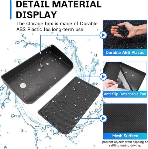 SXCY for 2023 2024 Mitsubishi Outlander Center Console Organizer Tray 2022-2024 Outlander Armrest Console Tray 2024 Outlander Console Organizer 2024 Outlander Accessories [Not for Outlander Sport] in Saudi Arabia
