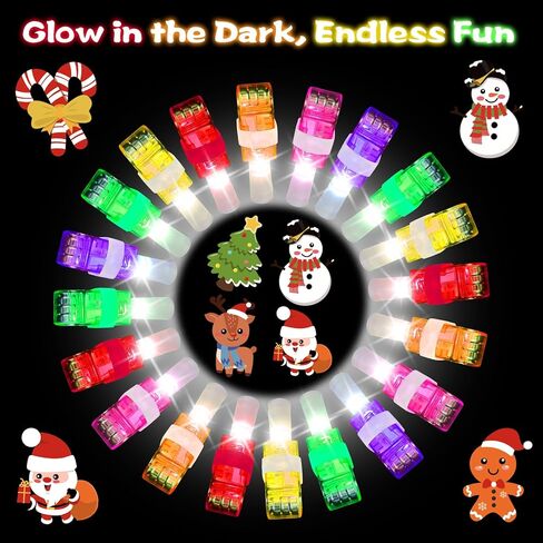 24Pack Video Game Party Favors LED Finger Lights,Gamer Birthday Party Decorations Supplies Glow in the Dark Light Up Toys Gifts Bulk for Kids Boy Girl Classroom Prizes, Fun Gifts in Kuwait