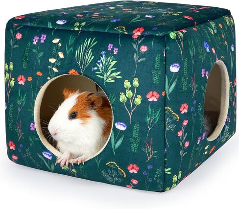 Bienbee Guinea Pig Hideout, Washable Plush House for Small Animals in Saudi Arabia