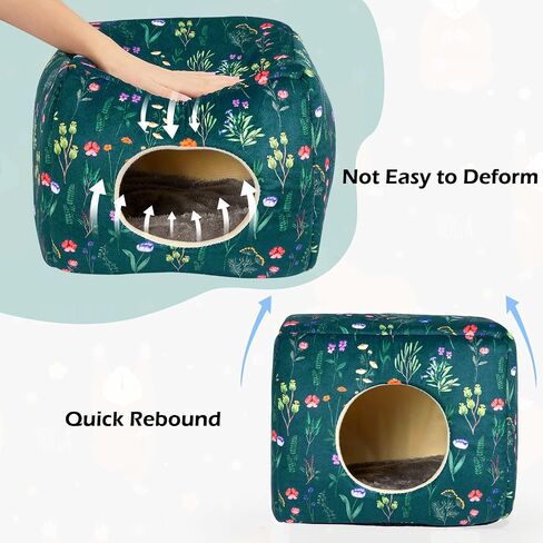 Bienbee Guinea Pig Hideout, Washable Plush House for Small Animals in Saudi Arabia