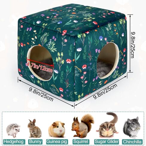 Bienbee Guinea Pig Hideout, Washable Plush House for Small Animals in Saudi Arabia