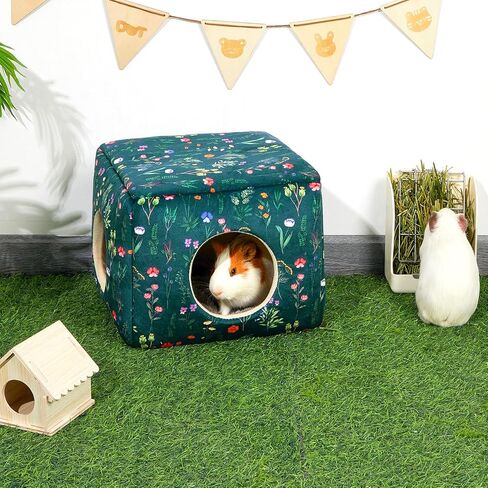 Bienbee Guinea Pig Hideout, Washable Plush House for Small Animals in Saudi Arabia