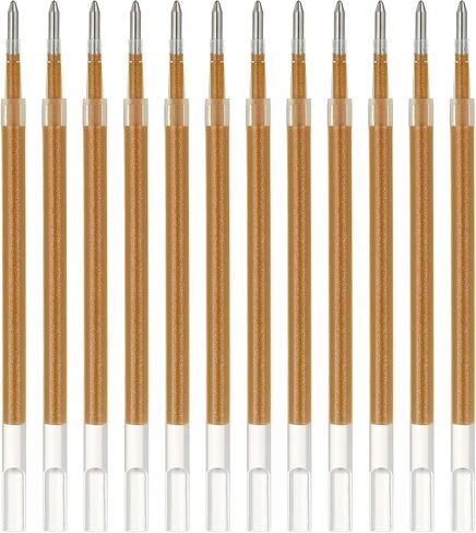 تعبئة Patikil Gel Pen ، 12 PCS 0.8mm نقطة متوسطة بريق تلوين قلم الحبر استبدال عبوات قابلة للتراجع عن أقلام كتابة الرسوم الجماعية للدراسة الدراسية لوازم الدراسة الأحمر ، الأحمر in Kuwait