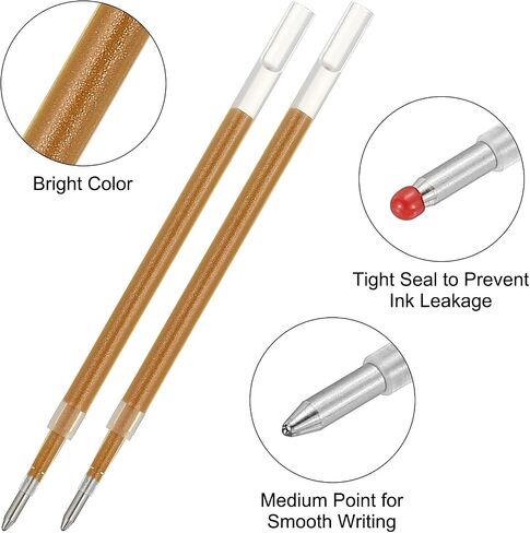 تعبئة Patikil Gel Pen ، 12 PCS 0.8mm نقطة متوسطة بريق تلوين قلم الحبر استبدال عبوات قابلة للتراجع عن أقلام كتابة الرسوم الجماعية للدراسة الدراسية لوازم الدراسة الأحمر ، الأحمر in Kuwait