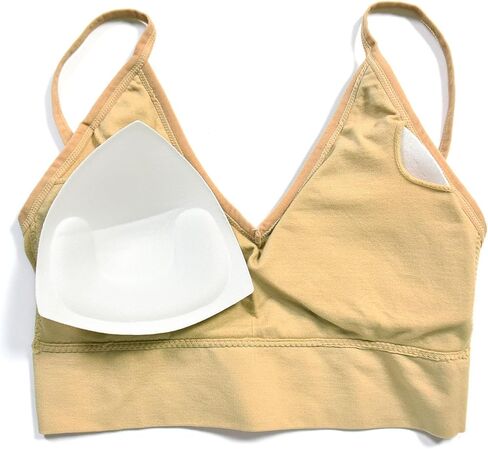 حمالة صدر VeaRin للفتيات بأشرطة قابلة للتعديل بدون خياطة مع بطانة، حمالة صدر تدريب مبطنة للفتيات in Kuwait