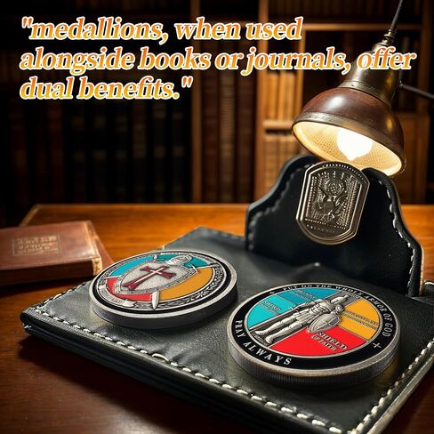 Armor of God Challenge Coin - Exquisite Christian Gift - Prayer Coin - Symbol of Faith - Perfect for Christian Church School in Kuwait