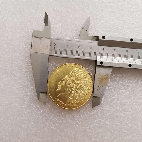 Marshling Antique Liberty Hear Indian Coin - عملات معدنية نادرة لهواة جمع العملات Morgan Silver Dollars غير متداولة (حالة عرض الذهب+) in Saudi Arabia