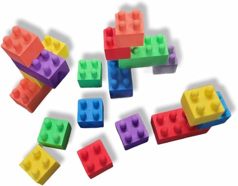 Block Mania Building Connecting Block Brick Theme Party Favor bags for Birthday Party, School Student Incentive Rewards Goody Bag (24 Pencils) in Kuwait