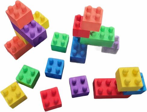 Block Mania Building Connecting Block Brick Theme Party Favor bags for Birthday Party, School Student Incentive Rewards Goody Bag (24 Pencils) in Kuwait