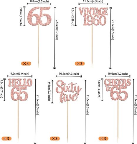 15PCS Happy 90th Birthday Centerpiece Sticks Vintage 1935 Cheers to 90 Table Flower Centerpieces Sticks Ninety Hello 90 Floral Decoration for 90th Birthday Party Centerpieces Supplies Rose Gold in Saudi Arabia