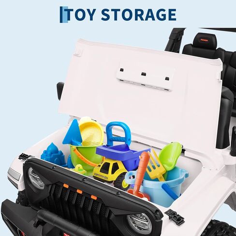 ركوب 2 مقاعد على سيارة للأطفال ، وركوب الطاقة الكهربائية 24V على لعبة الشاحنة مع التحكم عن بعد ، وجسم سيارة قابل للتعديل ، والتعليق ، 3 سرعات ، مصابيح LED ، الوردي in Kuwait