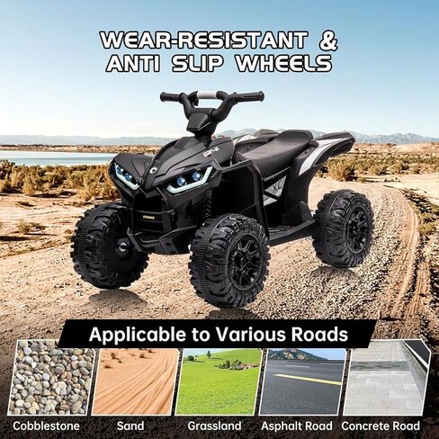 12 فولت أطفال يركبون على مركبة النقل الآلي ، وحيوانات كهربائية تعمل بالبطارية مع الموسيقى ، وأضواء LED ، وأساليب السرعة العالية/المنخفضة ، ومنفذ USB ، والإطارات المتأهلة ، والتحكم عن بعد ، و 3 سرعات للبنين والبنات (أبيض) in Kuwait