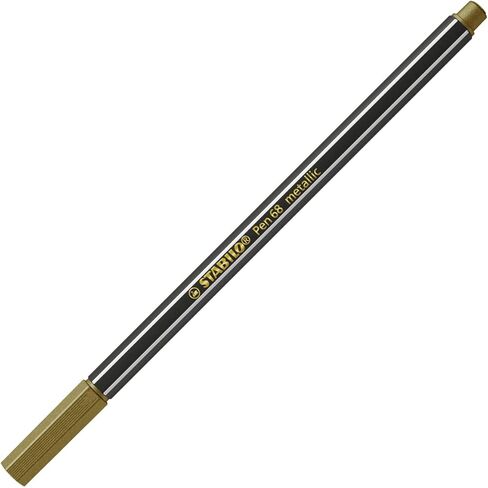 STABILO Pen 68 Metallic Multiliner, Gold in Kuwait