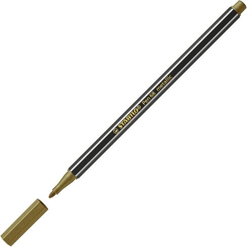 STABILO Pen 68 Metallic Multiliner, Gold in Kuwait