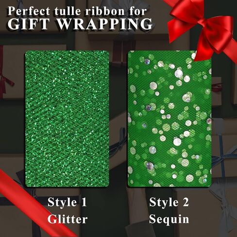Gold Glitter Tulle Rolls 6 Inch by 50 Yards Sparkle Fabric Ribbon for Christmas Gift Wrapping DIY Tutu Skirt Sewing Bow Wedding Halloween Decorations Craft Supplies in Saudi Arabia