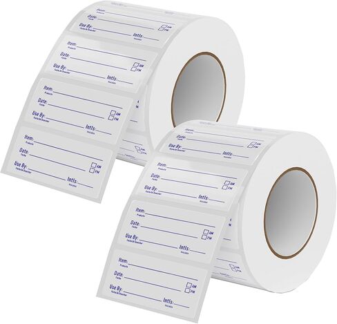 Labels for Food Containers, Kitchen Labels, 2x1 Inch Food Labels Stickers, Freezer Labels to Write On, Removable Labels Tape for Food Storage, Bottle Labels (Green, 500pcs) in Saudi Arabia