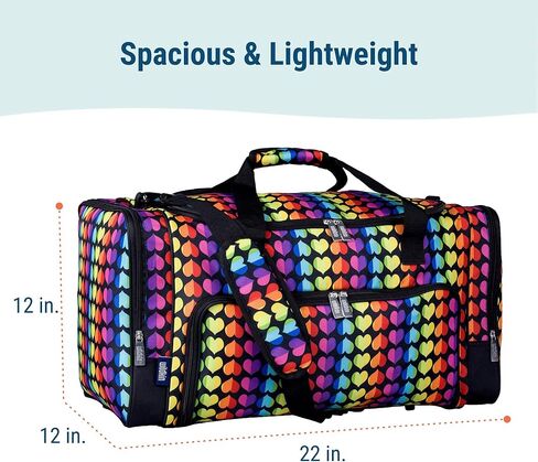 Wildkin Kids Weekender Duffel Bags for Boys & Girls, Perfect for Sleepovers and Travel Duffel Bag for Kids, Carry-On Size & Ideal for School Practice or Weekend Travel Bag in Kuwait