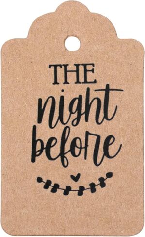 Tomorrow We Do Rehearsal Dinner Wedding Tags, 30 Pack Wedding Favor and Silverware Tags for Bachelor Bachelorette Rehearsal Dinner in Kuwait