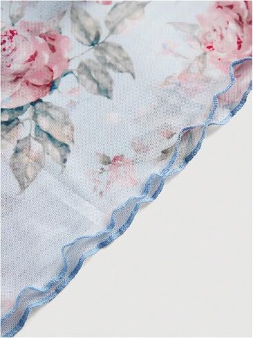 Verdusa Women's Floral Print Bowknot Bodycon Maxi Dress Sleeveless Asymmetric Strap Fishtail Dress in Saudi Arabia