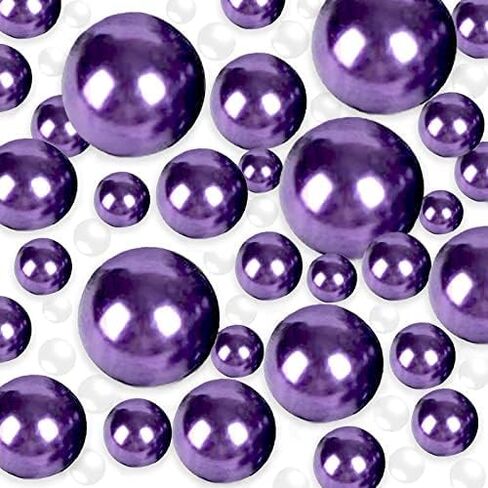 100Pieces Floating NO Hole Pearls Beads for Vases and 500 PCS Water Beads,Floating Beads for Centerpiece,Home Decor,Party Table Wedding,Makeup Brush Beads in Saudi Arabia