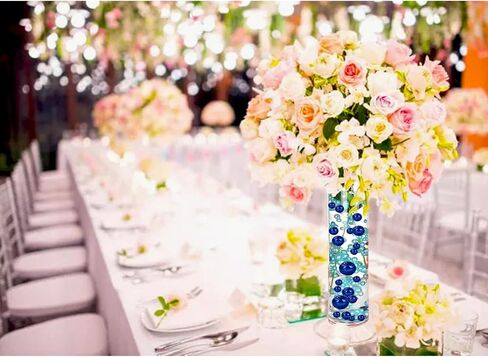 100Pieces Floating NO Hole Pearls Beads for Vases and 500 PCS Water Beads,Floating Beads for Centerpiece,Home Decor,Party Table Wedding,Makeup Brush Beads in Saudi Arabia