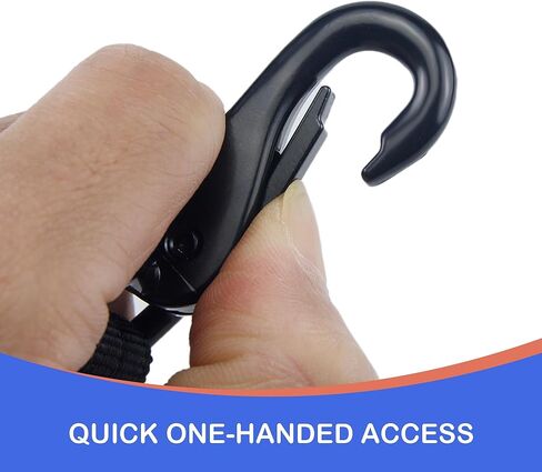 2 Pack 2" Molle Strap Clip Tactical Gear Carabiner Glove Clips Belt Key Chain Holder Keychain Snap Hooks Backpack Accessories (Nylon, Black) in Kuwait