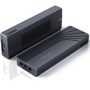 40Gbps M.2 SSD Enclosure, Thunderbolt NVMe Enclosure with Cooling Fan, SSD External Hard Drive Enclosure, M.2 Enclosure Support M Key Size 2280/8TB Compatible with Thunderbolt /USB Port.