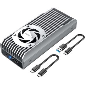 ineo M.2 NVMe SSD Enclosure Built-in Cooling Fan [C2598-NVMe series] (10Gbps)