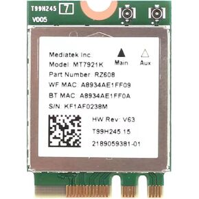OKN WiFi 6 Card AX3000 M2 WiFi Module with BT 5.1 and WPA3 Security, M2 WiFi Card for Laptop Supports Windows 11/10 in Kuwait