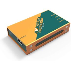 AVMATRIX UC2018 HDMI/SDI Video Capture Card with USB 3.0 Type-C 1080P 60FPS Uncompressed Transmission Speed Automatic Input Signal Detection for Live Streaming