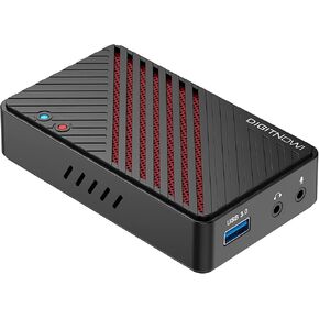 بطاقة التقاط فيديو 4K، HDMI إلى USB3.0 Live Gamer Capture Card Full HD 1080P 60 إطارًا في الثانية، زمن وصول منخفض للغاية للبث والتسجيل، تعمل مع Nintendo Switch، PS5، PS4، Xbox One، PC in Kuwait