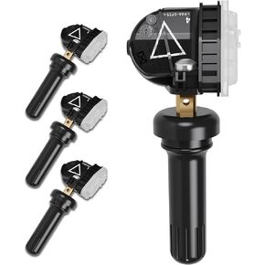 TPMS Sensor, GM 433Mhz Tire Pressure Monitoring System Sensor fit for Chevy Malibu Silverado Impala Cruze,Buick Regal Lacrosse GMC Cadillac Replaces#13598773,4 Pack