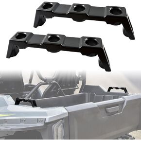 SAUTVS Bed Rails Handle for Yamaha Wolverine RMAX 2 1000, Handle Bars Movable Tie-Down Points Kit for Yamaha Wolverine RMAX2 1000 2021-2024 Accessories (2PCS)