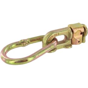 US Cargo Control Double Stud L Track Fitting with Pear Link, Use with L Track Rails in Your Truck Or Trailer to Create Instant Tie-Down Anchor Points, Working Load Limit of 1,666 Pounds