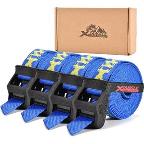 Lashing Straps with Soft Padded Cam Buckle - High Strength Kayak Straps for Outdoor Activities, UV Resistant Tie-Downs for Securing (1inch 9ft 1,500 lbs)