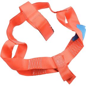 X AUTOHAUX 1 Pcs Rear Wheel Tie Down Strap Universal Motorcycle Transport Wheel Strap Nylon Orange