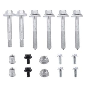 X AUTOHAUX 1 Set Rear Crossmember Subframe Bolt NO.68211932AB/6508510AA/6508486AA/6508487AA for Jeep Compass Patriot 2007-2017 for Dodge Caliber 2007-2017