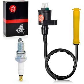 MOTO1988 Ignition Coil & Spark Plug w/Cap For Honda XR650L 1993-2023 XR600R 1988-2000