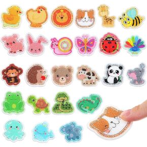 50 Pcs Anxiety Sensory Stickers Calm Stickers Reusable Sensory Strips Adhesive Textured Strips Toys Stress Anxiety Relief Items for Adult Teen Classroom Desk Office Fidget Supplies (Inspiration)
