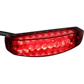 Red LED Tail Light, Universal Motorcycle Brake Taillights for Harley Dyna, Road King,Yamaha, Suzuki, Dirt Bike and ATV