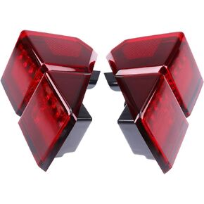 Left & Right Tail Lights Pair Compatible with 2018-2022 Polaris Ranger 1000 XP Crew 2413766 2413767 UTV Brake Rear Lamp