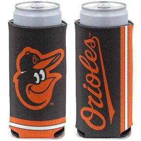 WinCraft MLB Baltimore Orioles Slim Can Cooler, Team Colors, One Size