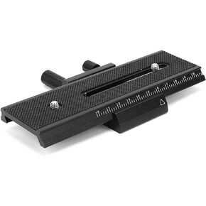 Macro Focusing Slider, 2 Way Camera Slider Close Up Shooting Slide with 1/4" Mounting Screw for Most Digital DSLR Camera and Dc Photographers Wedding Travel Record Daily Life