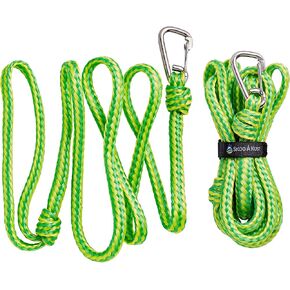 Premium PWC Dock Lines | 2-Pack Heavy Duty Braided Ropes, 3/4’’ x 7ft & 14ft Lengths, with 316 Stainless Steel Clip by Skog Å Kust in Kuwait