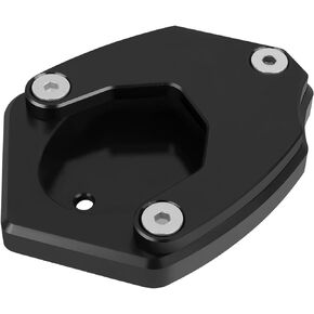 CHIFUN Kickstand Enlarger Pad Side Stand Extension Plate Compatible with Kawasaki Versys650 Versys 650 2010-2023(Black)