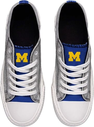حذاء قماشي نسائي لامع من FOCO Michigan Wolverines NCAA - 8 in Saudi Arabia