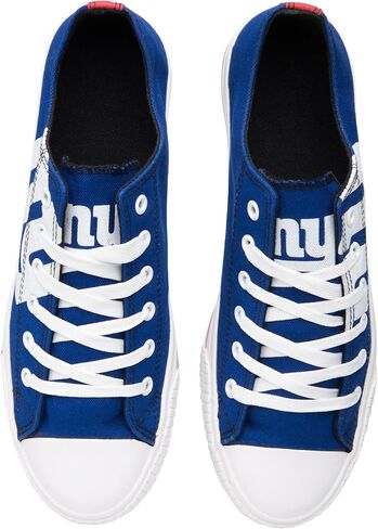 FOCO Mens NFL Low Top Big Logo Canvas Sneakers Shoes in Saudi Arabia