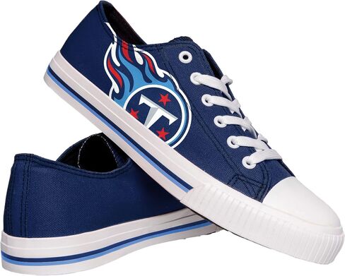 FOCO Mens NFL Low Top Big Logo Canvas Sneakers Shoes in Saudi Arabia