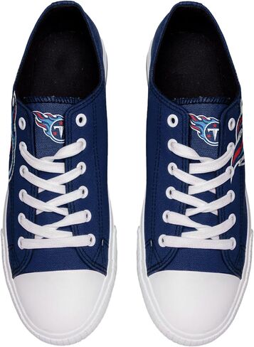 FOCO Mens NFL Low Top Big Logo Canvas Sneakers Shoes in Saudi Arabia