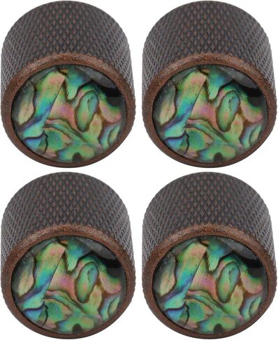 Demeras Electric Guitar Knobs, Tone Volume Control Knob Volume Knob Guitar Potentiometer Knob for Electric Bass (Bronze, Caibei) Accesorios de rendimiento in Saudi Arabia